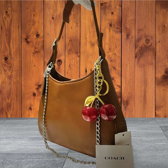 Vintage Coach soho Shoulder Bag Brown color soft Leather 2001 year - Picture 9 of 17